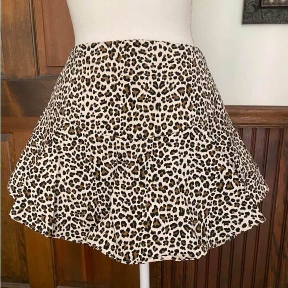 Leopard Print Women's Skort